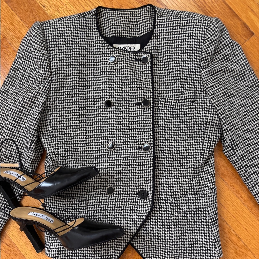 Kasper Houndstooth Blazer